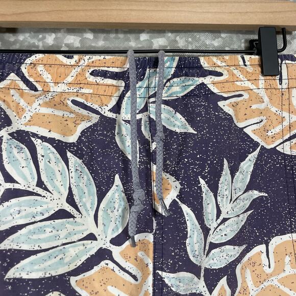 Newport Blue Men's Blue Vintage 90's Swim Trunks - Size XL - 1990's Board Shorts - Picture 3 of 7